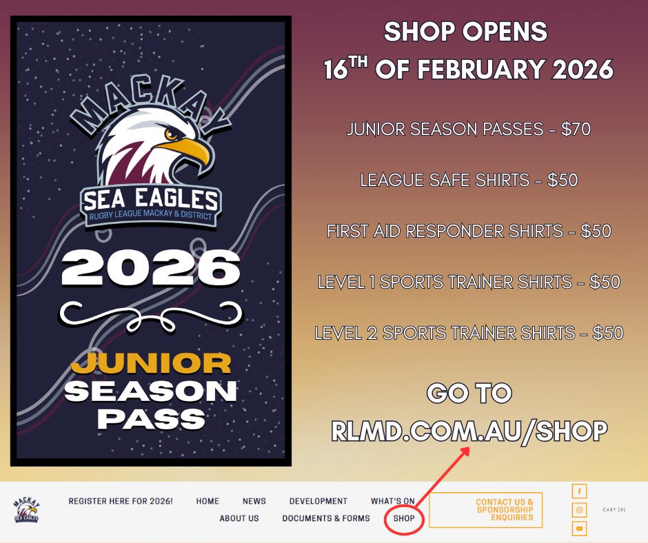 Rugby - 🚨 Mark your calendars! 🚨 Our shop opens 16th of February 2026 ...