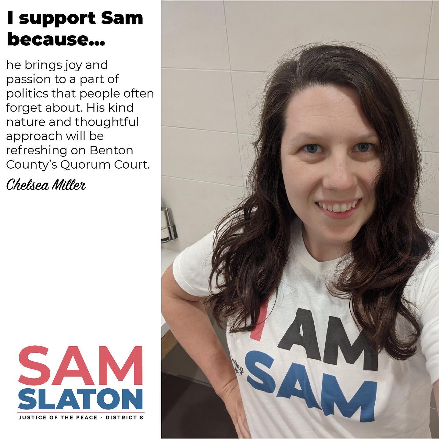 Sam Slaton for Benton County Justice of the Peace - District 8