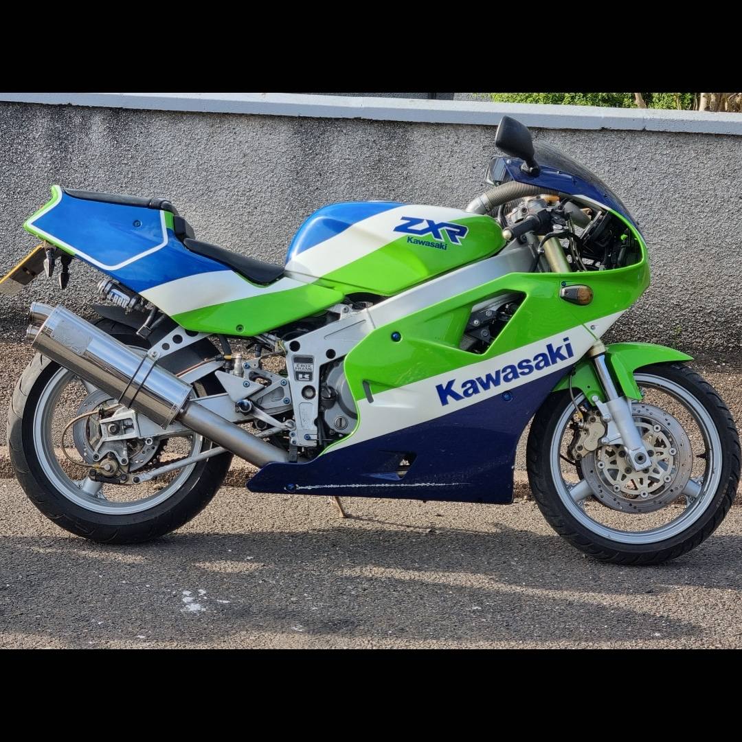 My h1 and h2 89 zxr400s H1 is now gone sadly but currently