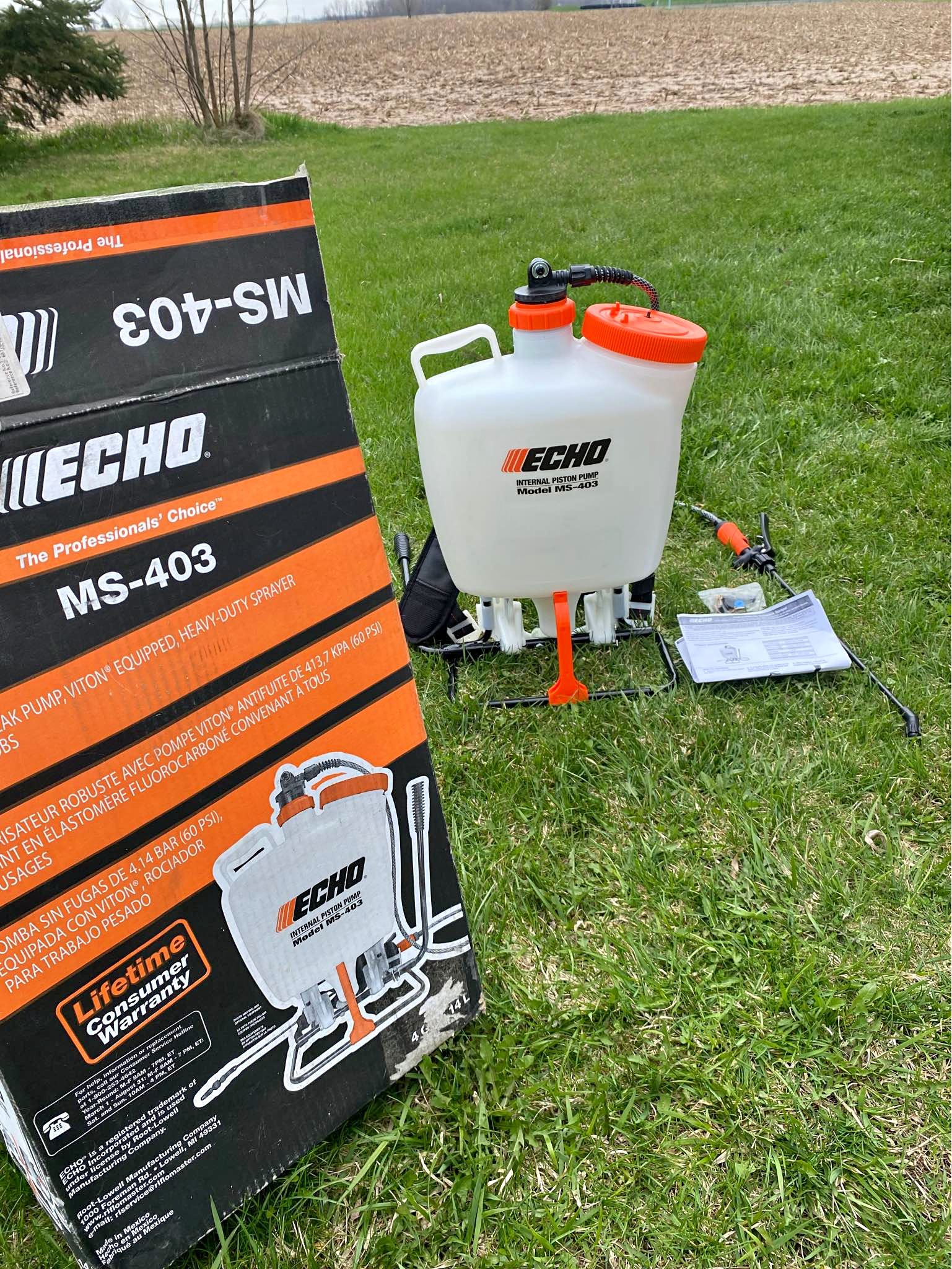Echo back pack sprayer 4 gallon… new - Paint Sprayers - Casco ...