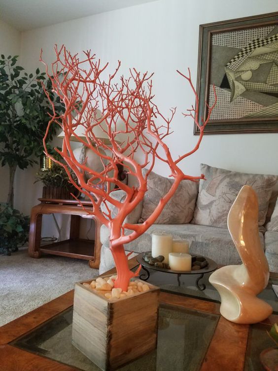Ideas Creativas - Singulares adornos con ramas secas para...