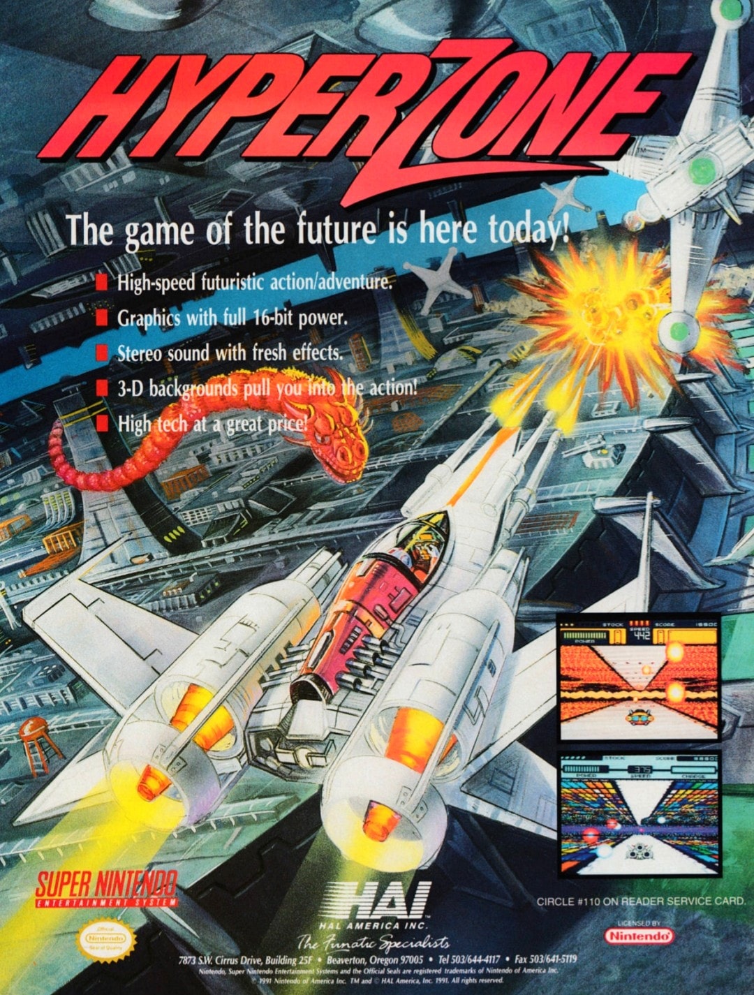 HyperZone turns 35 years old today. The game was a unique blend of