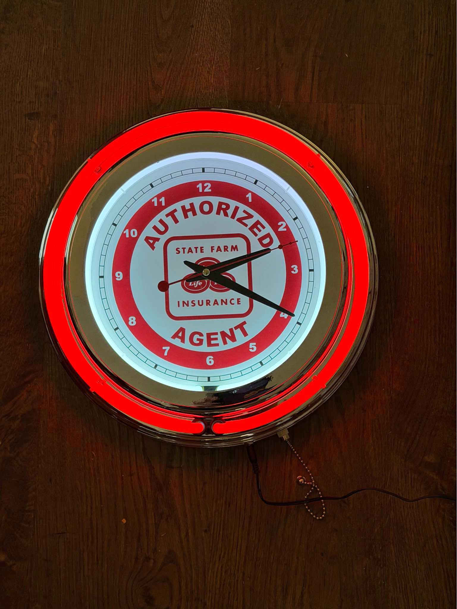 State Farm Insurance Chrome Clock - Wall Clocks - Nicholasville ...