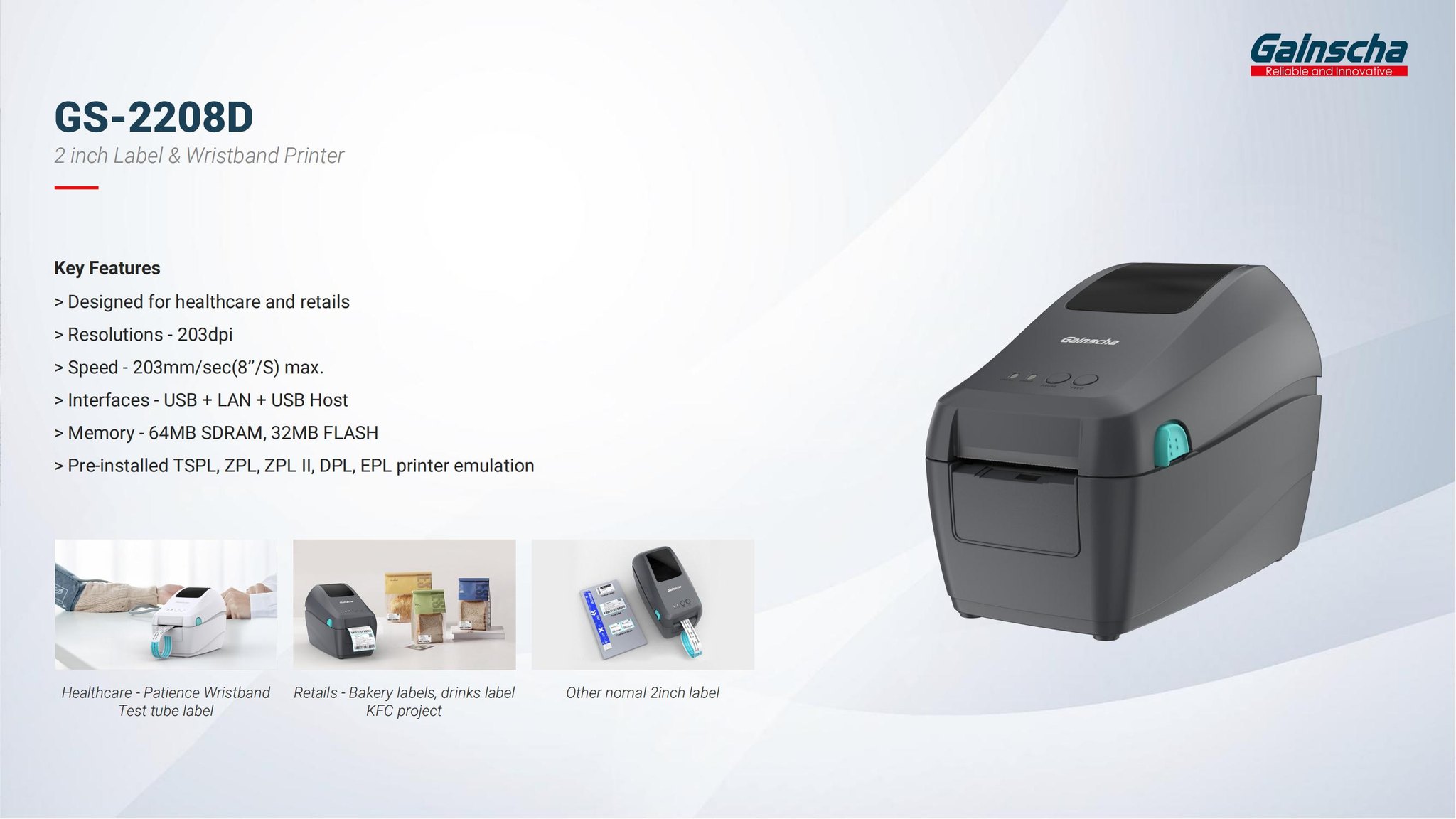 Gainscha Thermal Printer Manufacturer