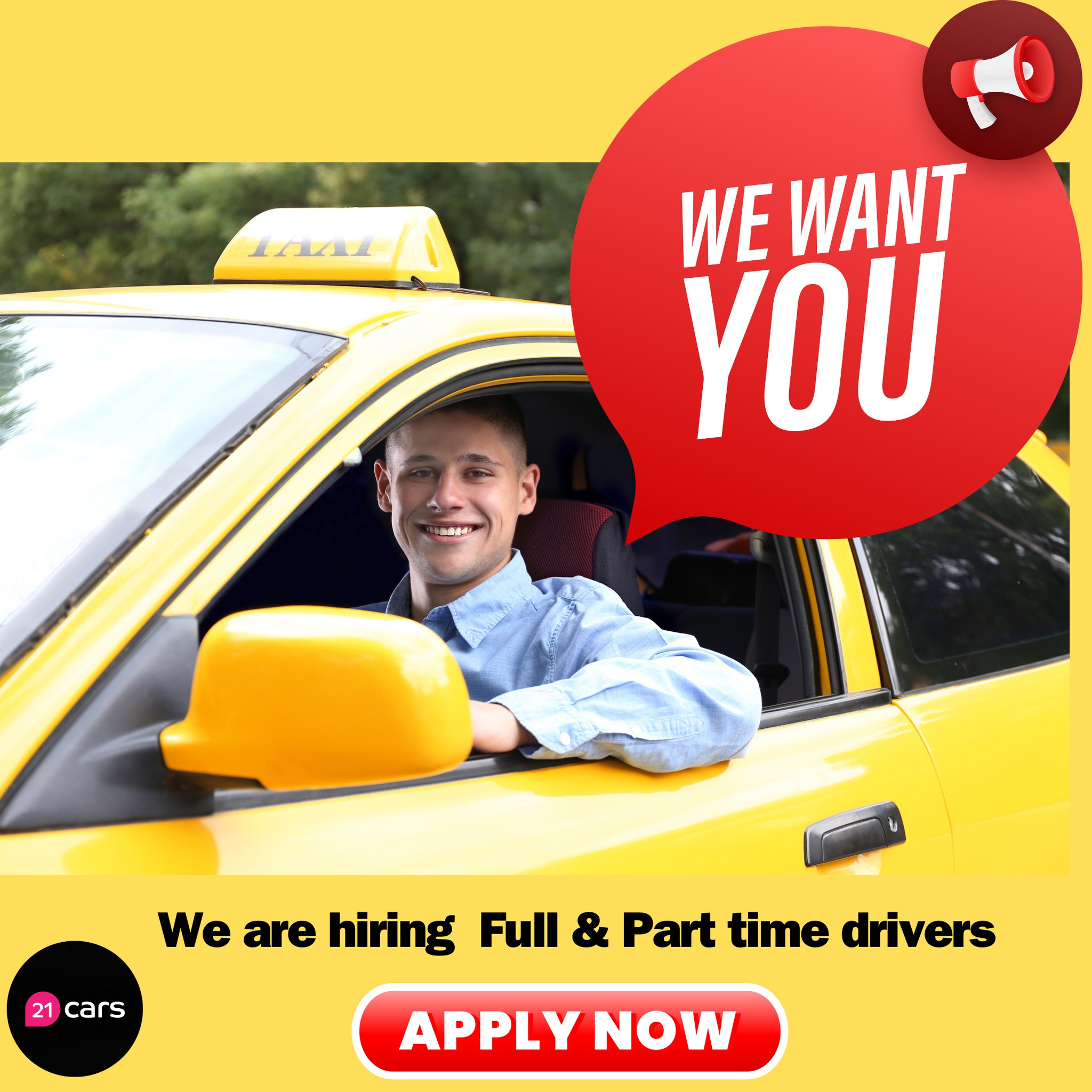 21 Cars - WE ARE HIRING! Full and Part Time Drivers... | Facebook