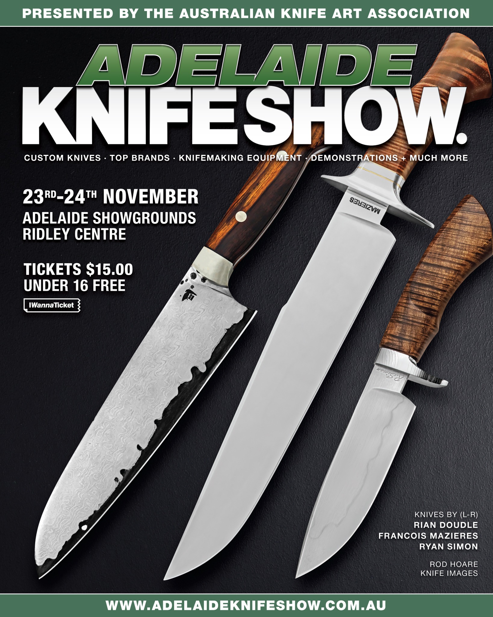 Adelaide - The Australian Knife Art Association is very pleased to ...