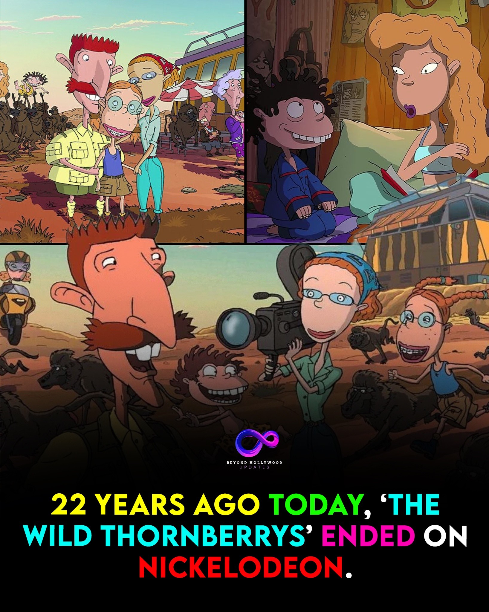 The Wild Thornberrys ended 22 years ago