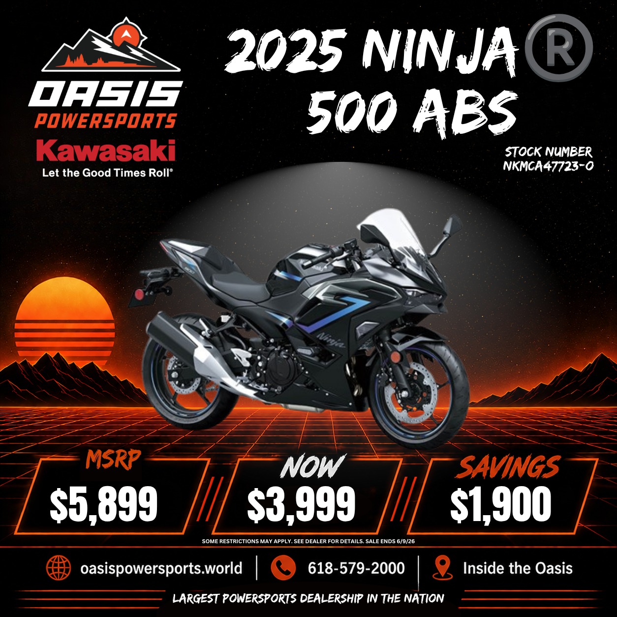 Kawasaki powersports sale at Oasis Powersports