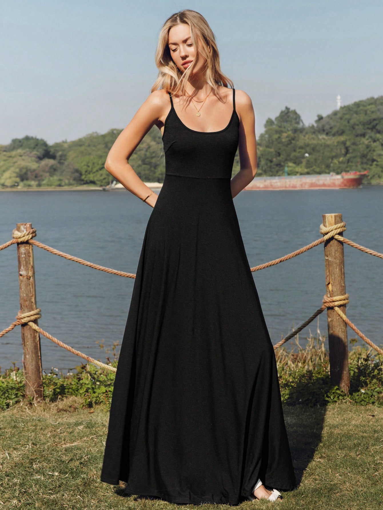 cotton night slip dress Lilia in Black/Tanzanite Double Layer Silk Voile w/ – LFrank Slip into something more spring499 YBFDO Women Corset Shapewear Back:Full Coverage