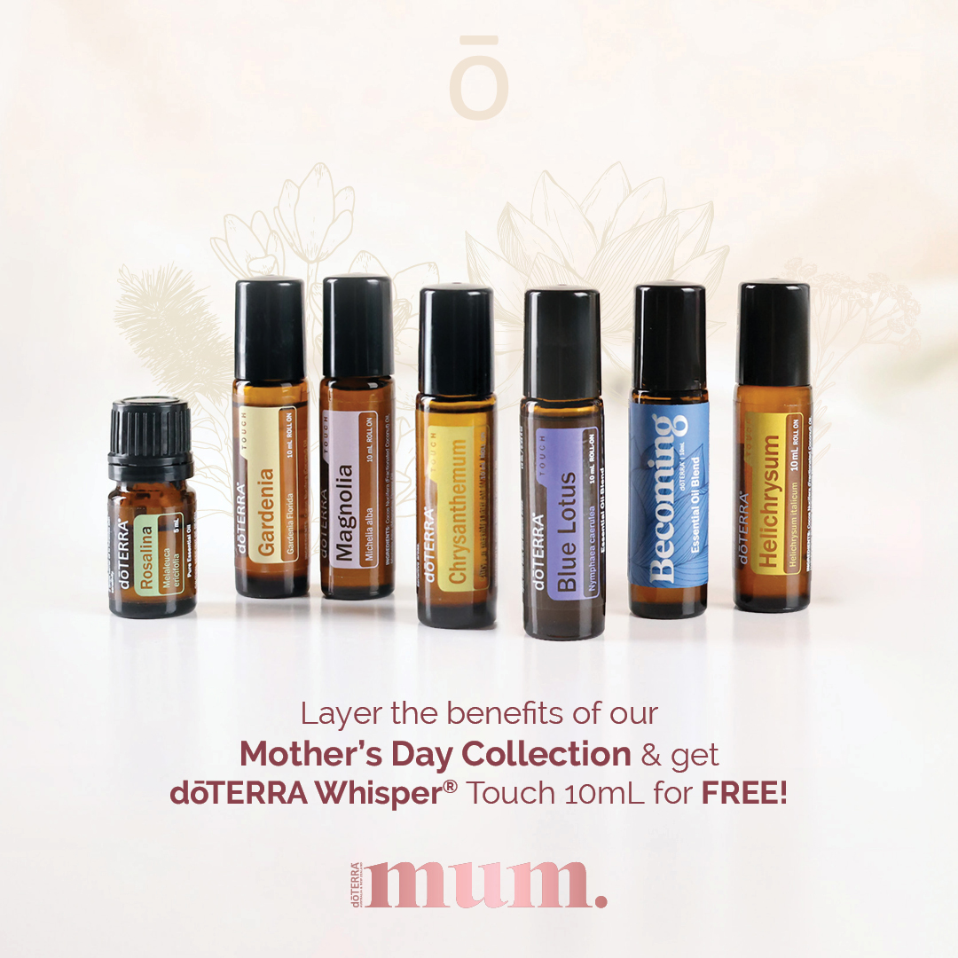Get the exclusive Mother's Day collection—a set of floral oils as