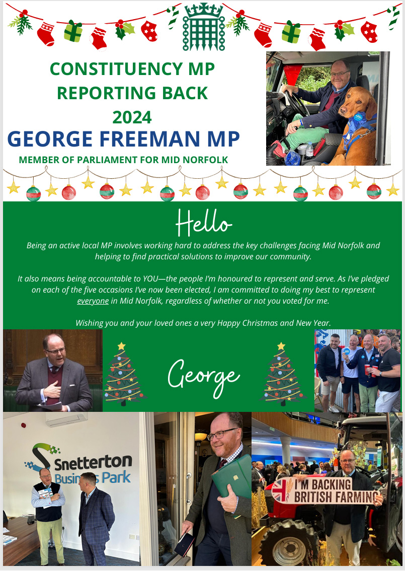 George - The first role of an MP is to serve & stand up for the people ...