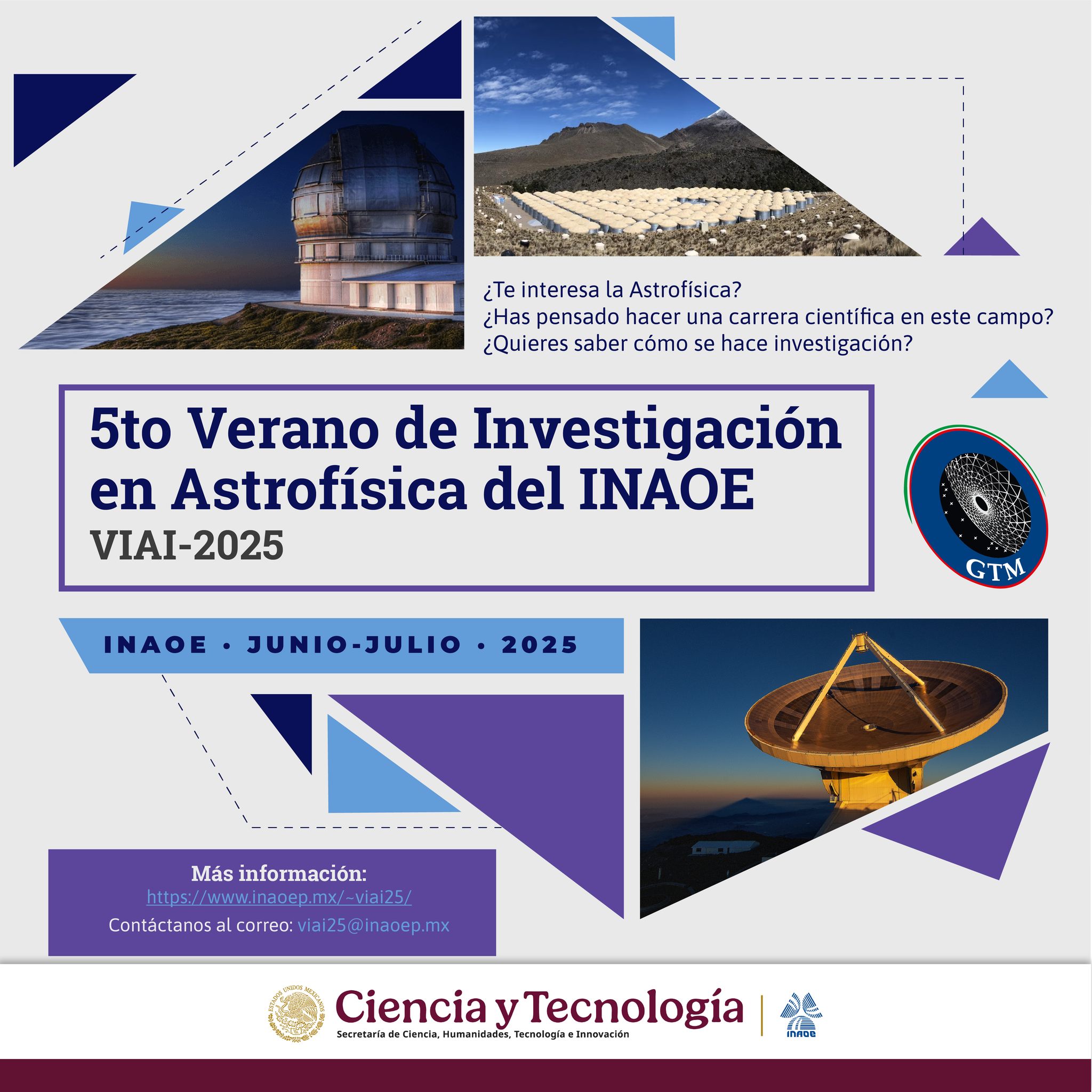 INAOE - #BuenasNoticias ya está abierta la convocatoria... | Facebook