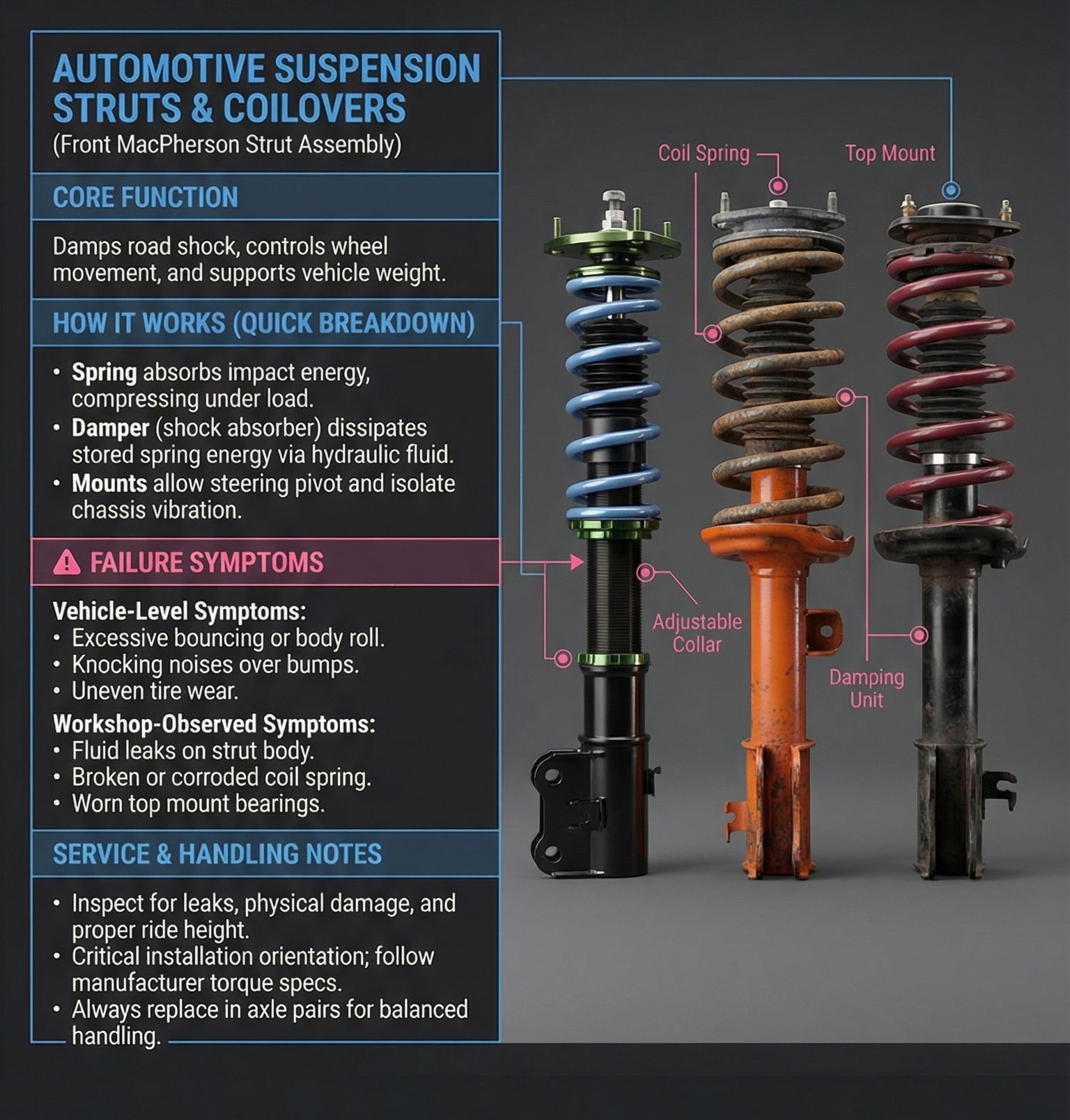 Auto Veteran - Coilovers vs Struts: What’s the Difference?... | Facebook