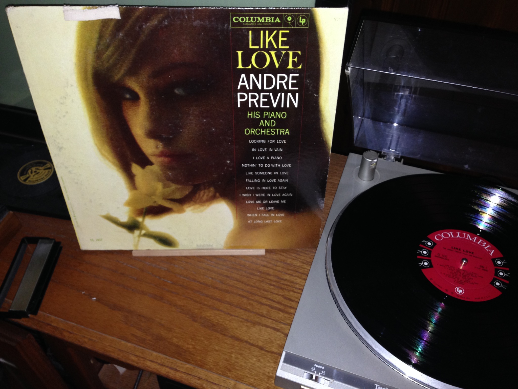 Andre Previn's 1960 album Like Love found at thrift store