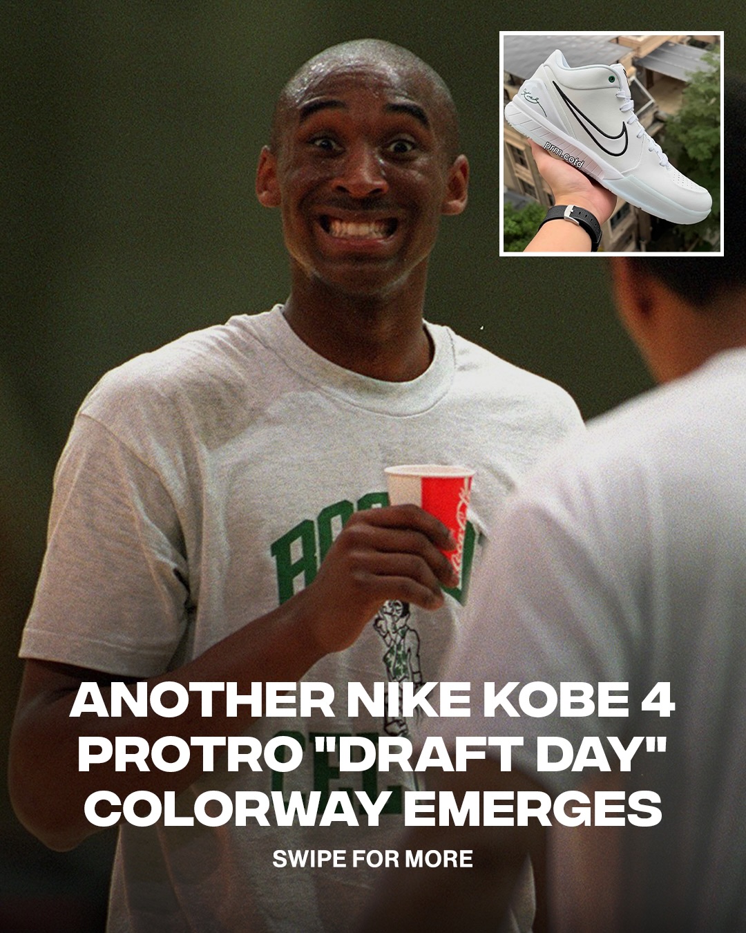 Another Nike Kobe 4 Protro “Draft Day” has surfaced ☘️🧐 The “6