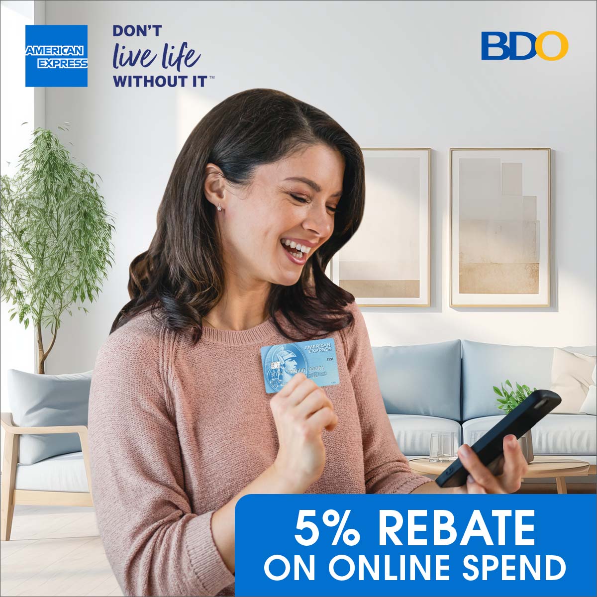 BDO Amex Cashback Promo 2026