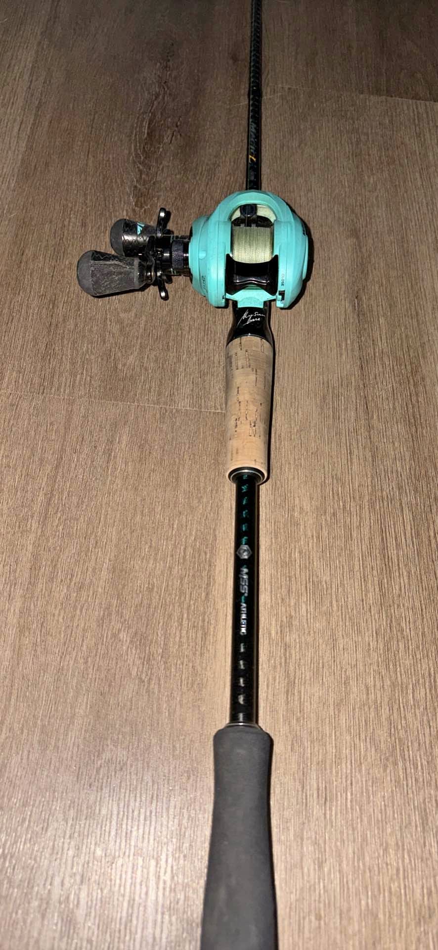 baitcaster rods for sale in salinas St. Croix RIC710XHM Black Bass Casting Rod high modulus fine graphite mesh for increased sensitivity TFR Casting BASS RODS GREEN/PURPLE