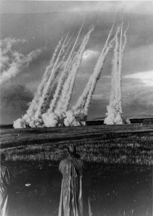 Panzer-Archeology - German Nebelwerfer 41 rockets firing. It was ...