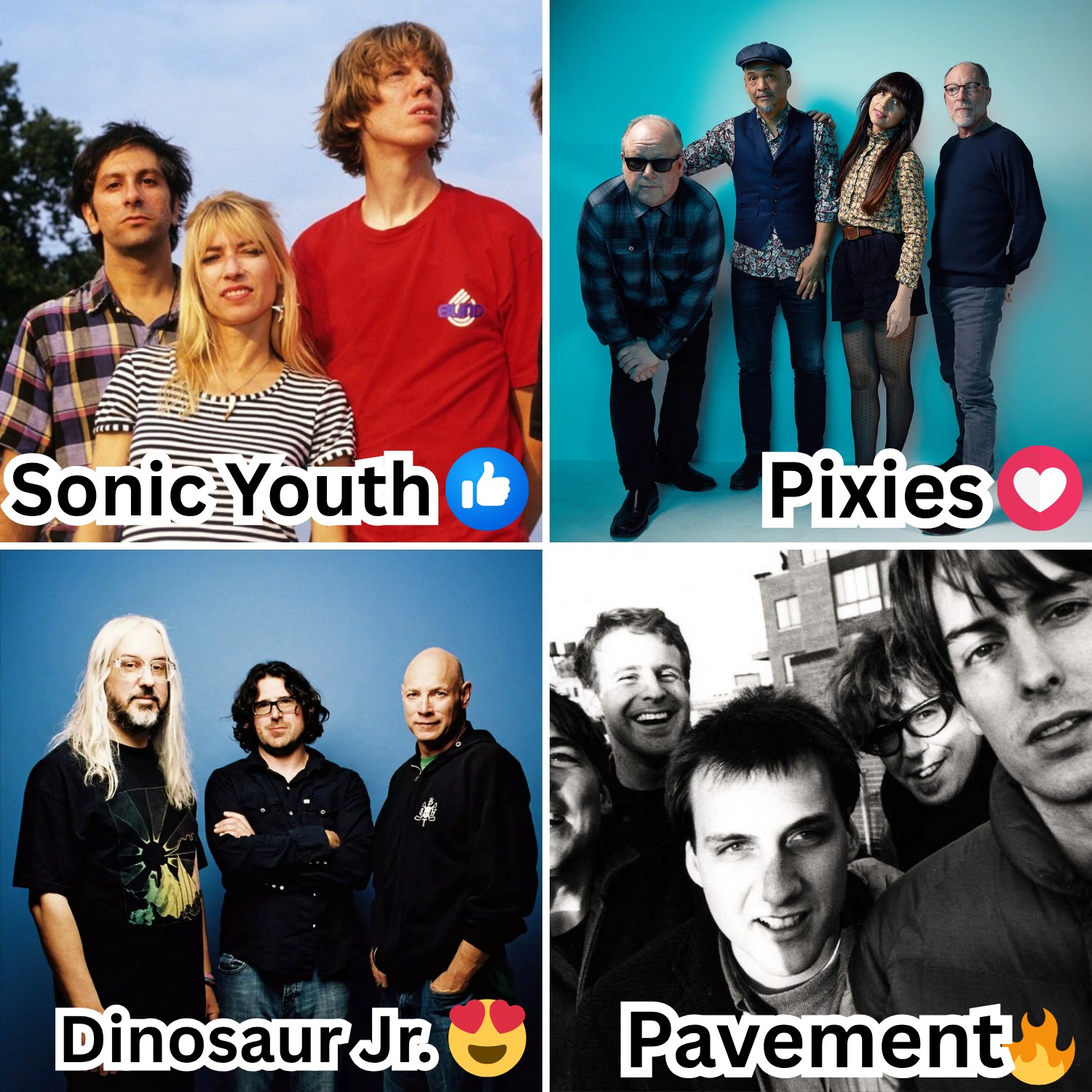 Which album is better, Dinosaur Jr or Sonic Youth?