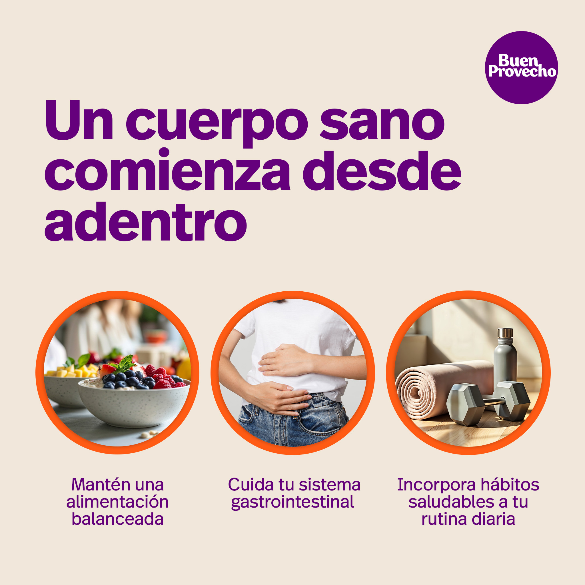 Buen Provecho - 💬 Cuéntanos: ¿Qué pequeños cambios has... | Facebook