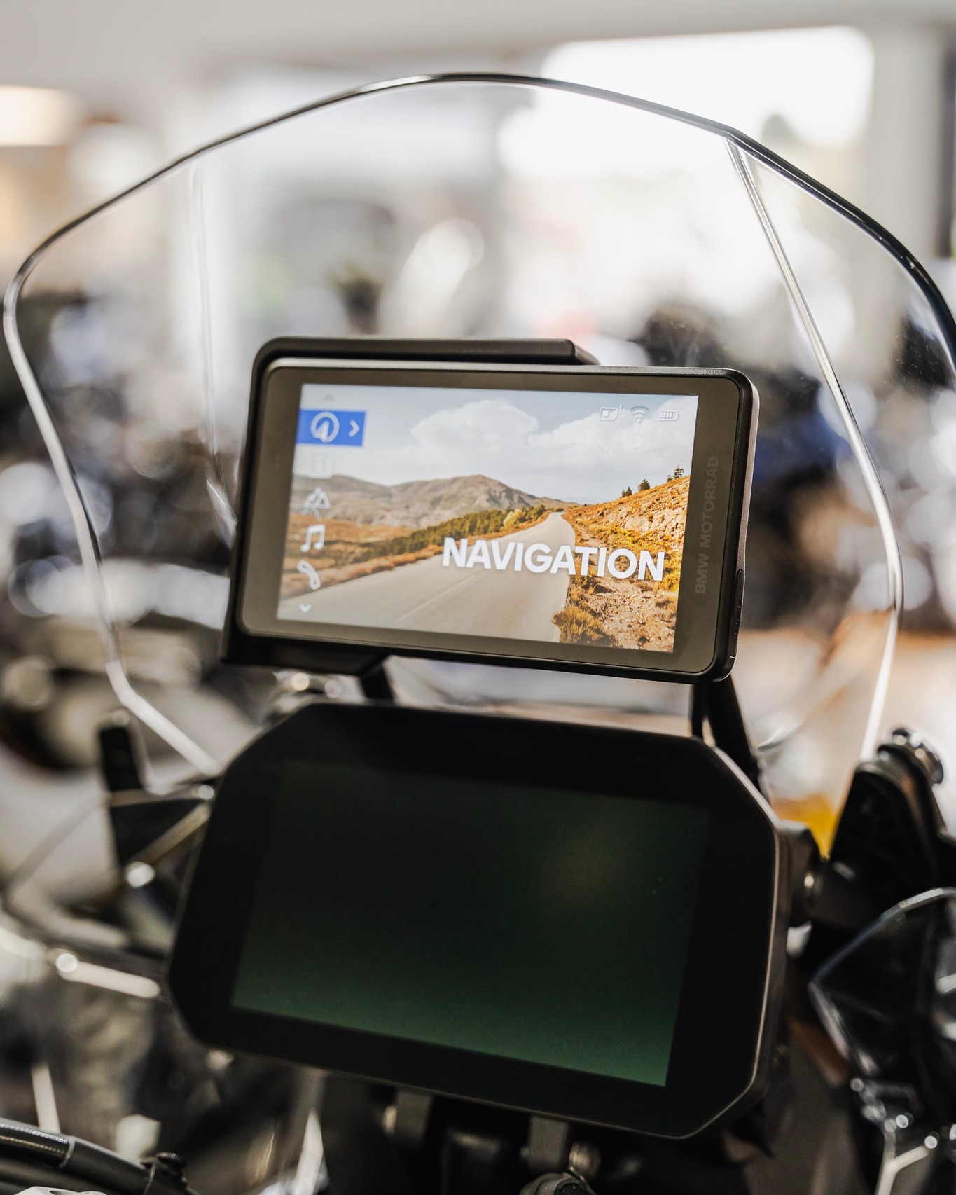 The BMW ConnectedRide Navigator combines all the devices and media 