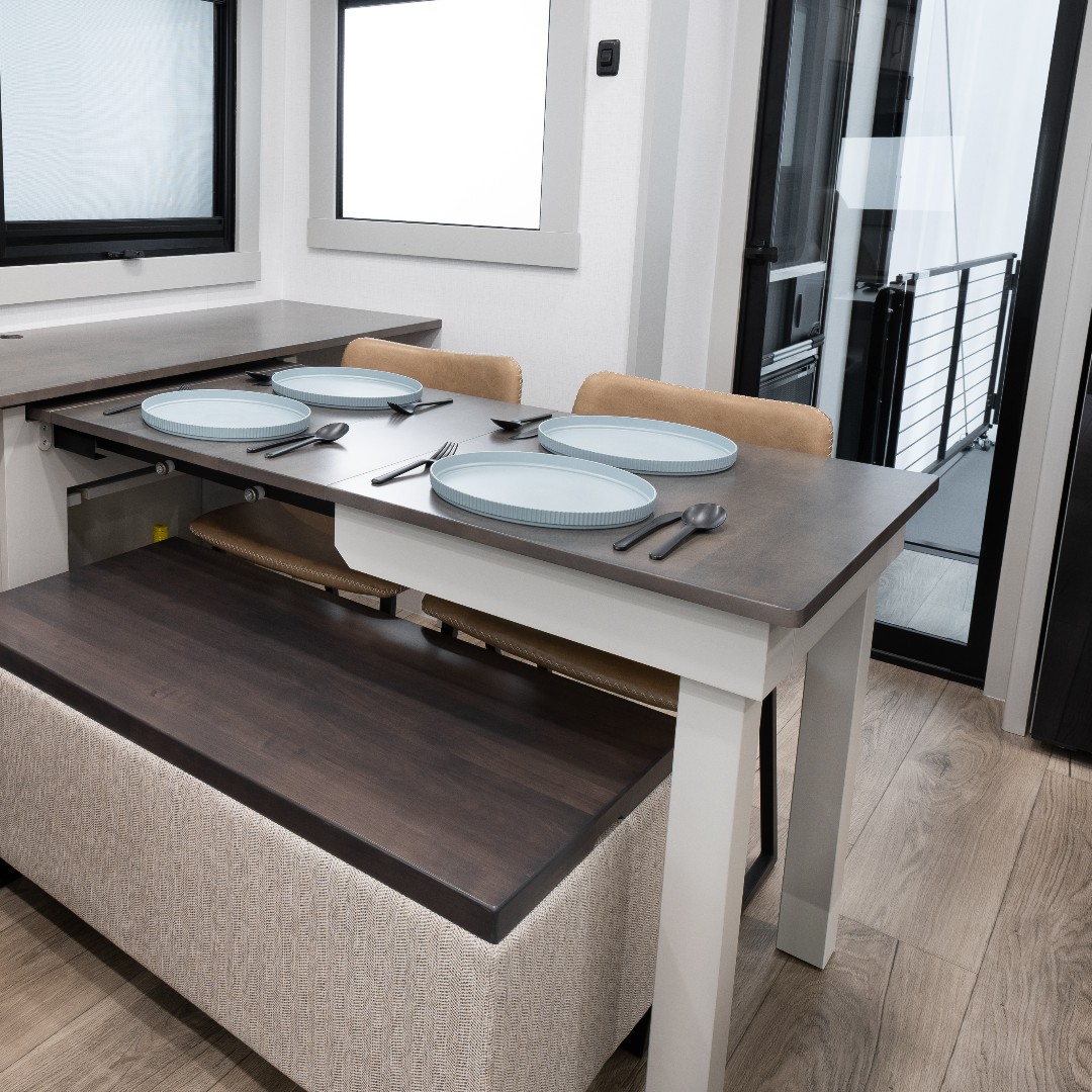Model Z 3420 RV with outdoor kitchen and entertainment system
