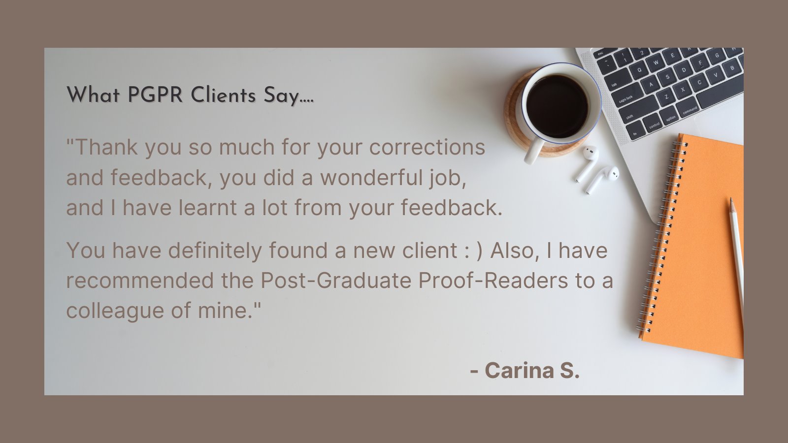 Post-Graduate Proof-Reader