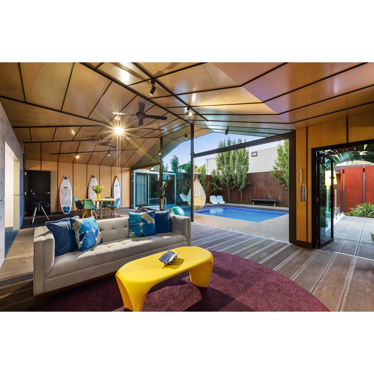 Saaj Design - A relaxed, highly interactive space. An 8m...