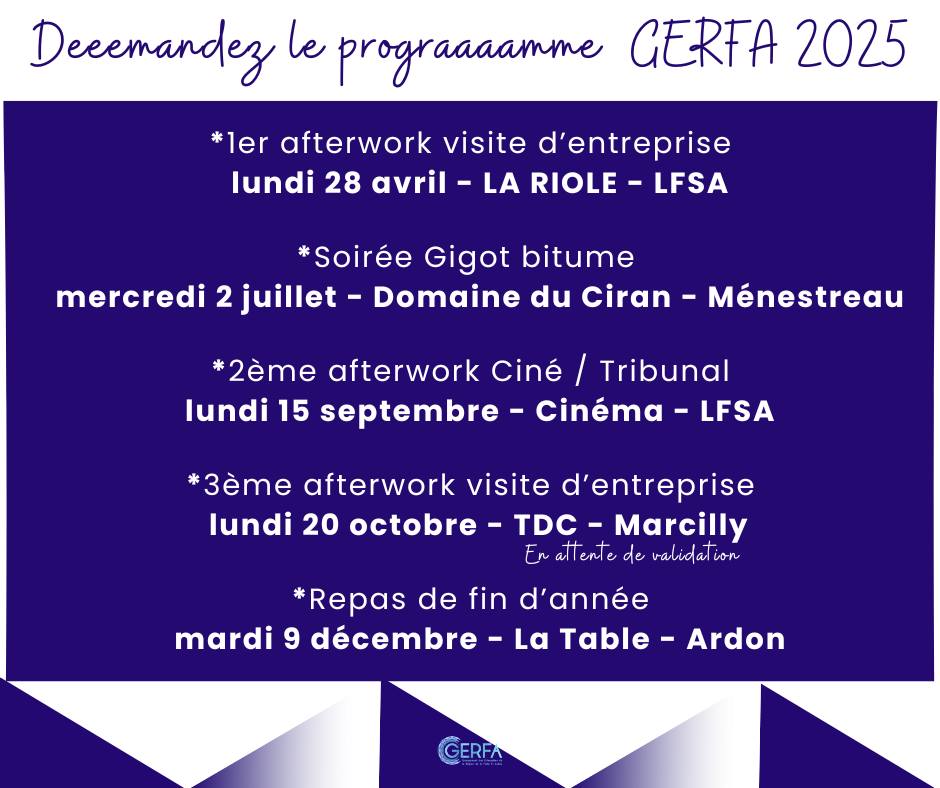 GERFA - 📣 Deeemandez le prograaaamme ! 🎭 Le GERFA vous... | Facebook