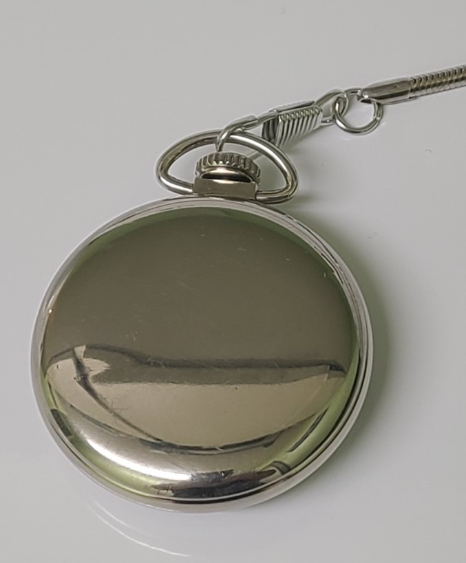 Montre De Poche Vintage Westclox Scotty – Mécanique à Remontage Manuel, Résistante Aux Chocs, Argentée – Occasion Fonctionnelle