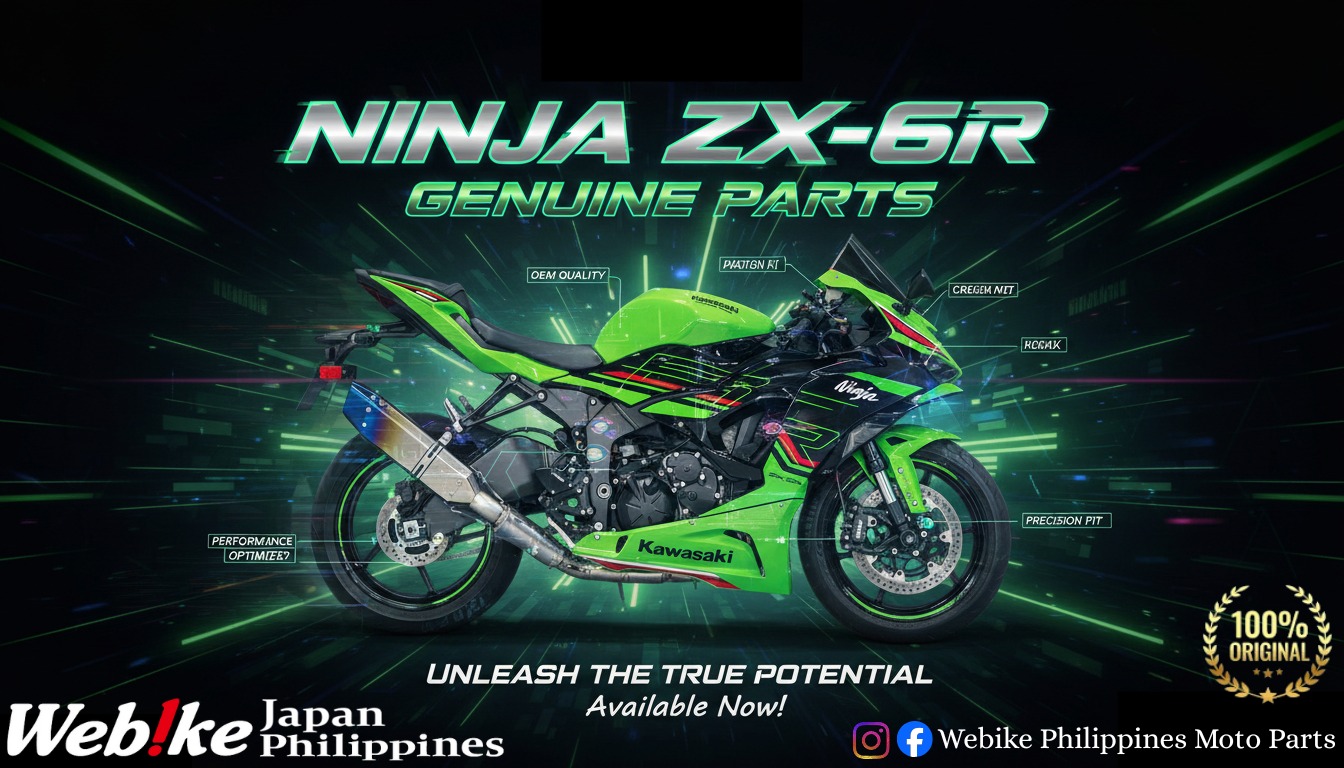 🏍️ KAWASAKI NINJA ZX-6R GENUINE PARTS 💚 The Kawasaki Ninja ZX