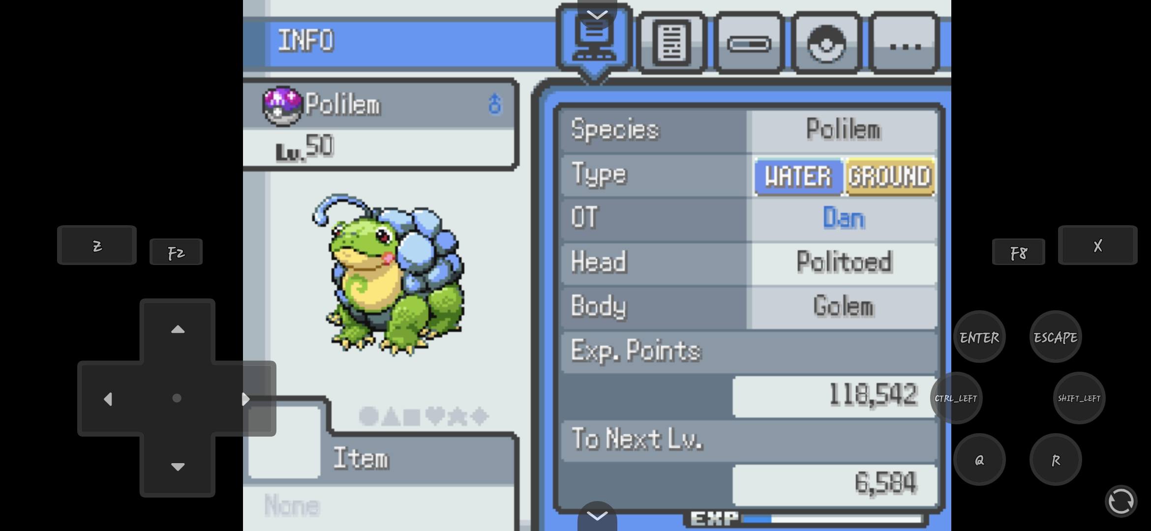 I'm up to sylph co, my current team, infinite fusions