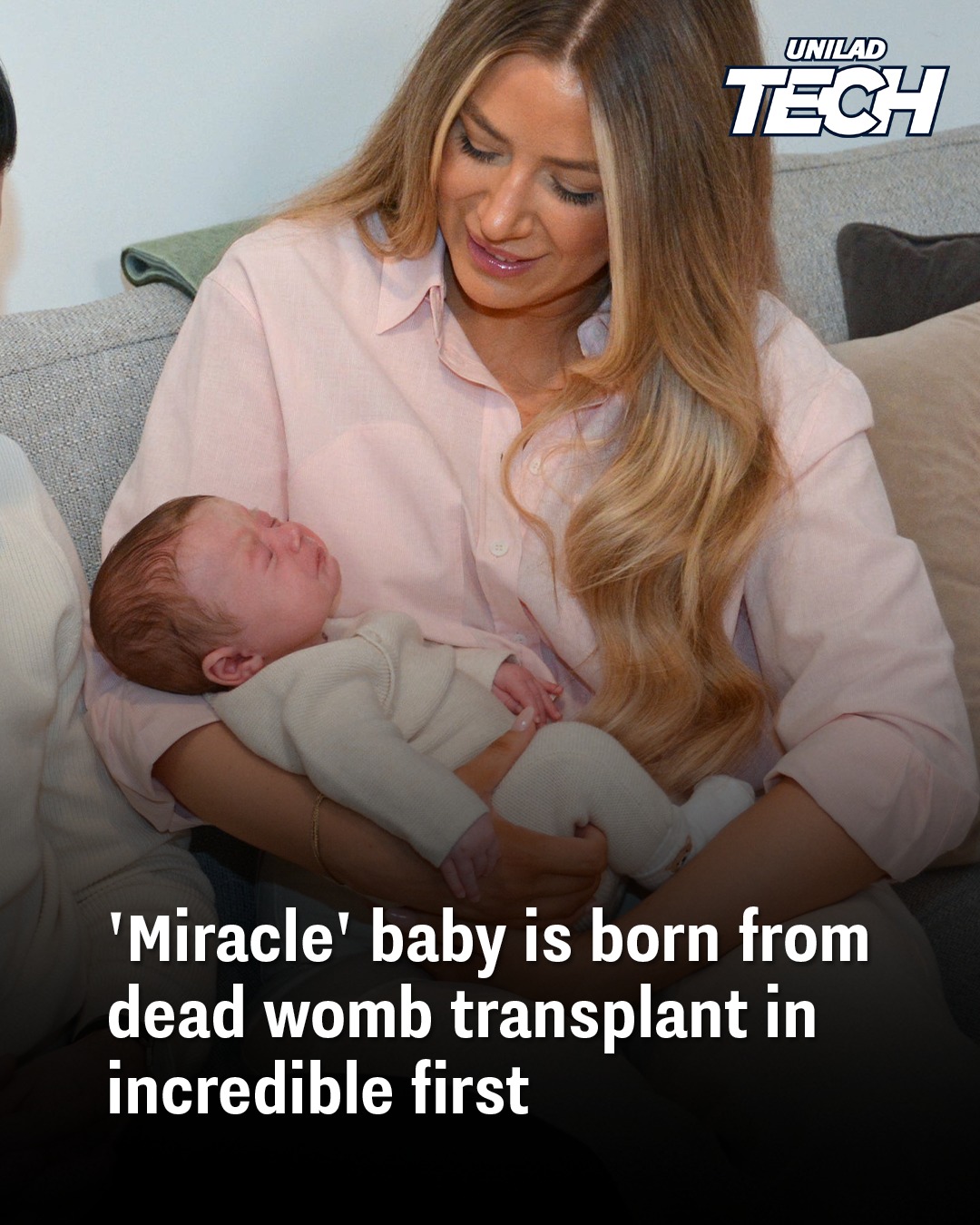 UNILAD - Baby Hugo was born from a womb transplanted from a deceased ...