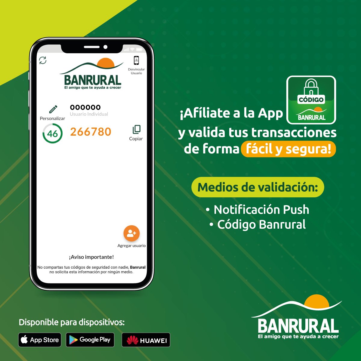 Banrural - ¡Optimiza la validación de tus transacciones con # ...