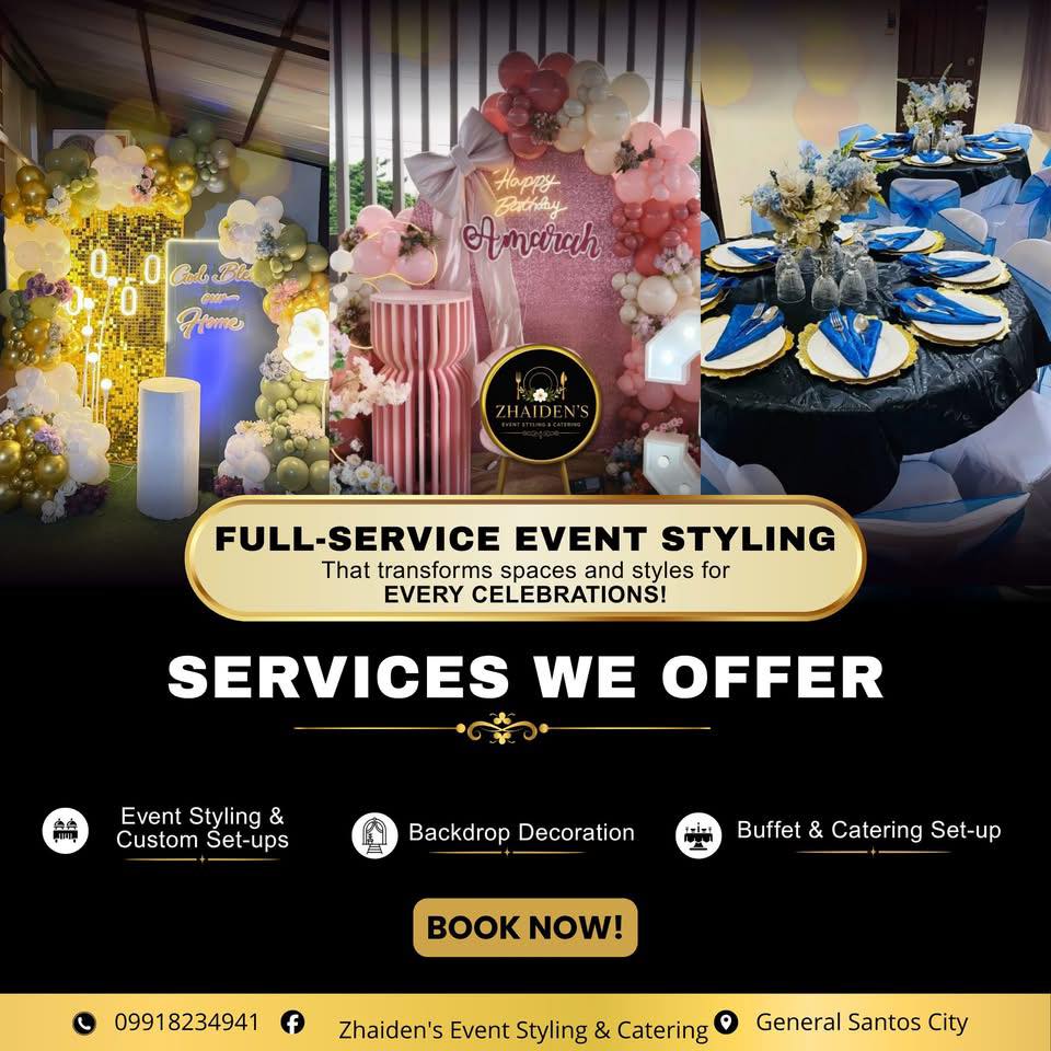 Zhaiden's Event Styling & Catering | General Santos City