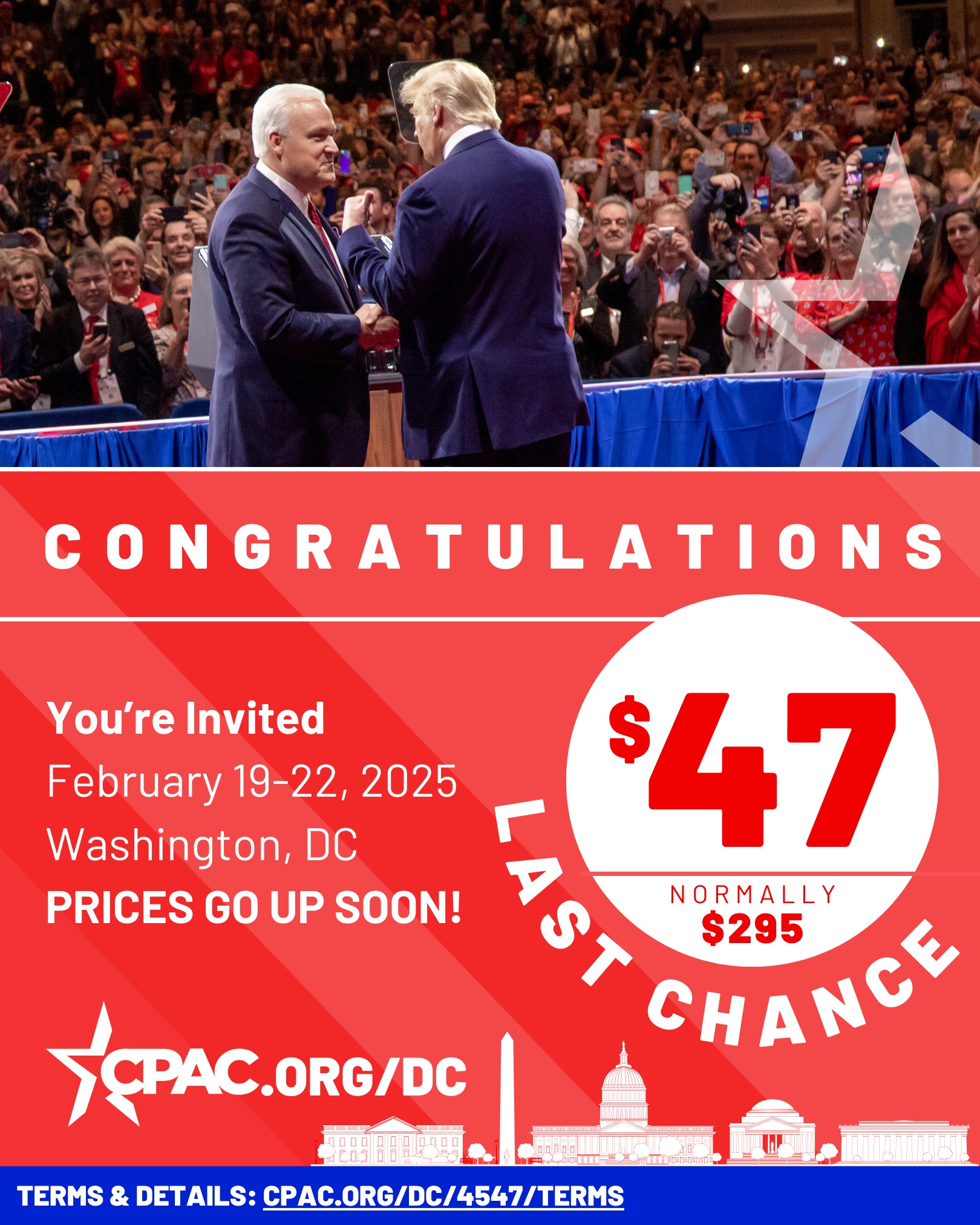 CPAC - You're invited to CPAC in DC 2025, February 19-22,... | Facebook