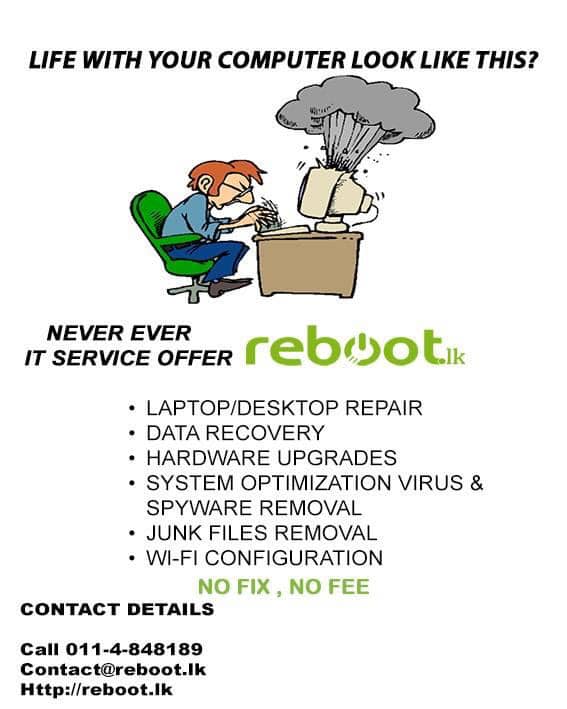 Home visit laptop/desktop repair services | Colombo