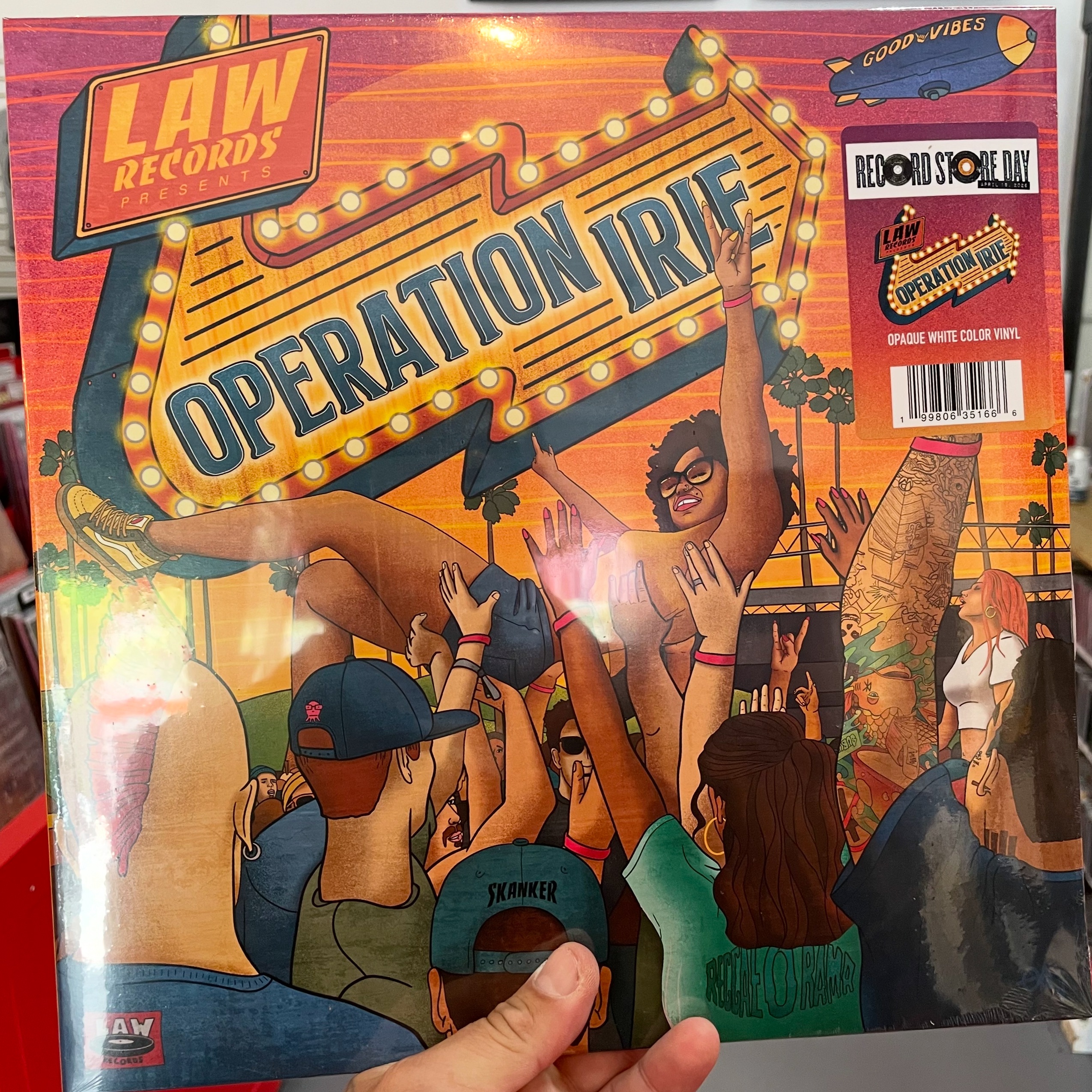 Operation Irie punk goes reggae vinyl restock at Loud Pizza Records