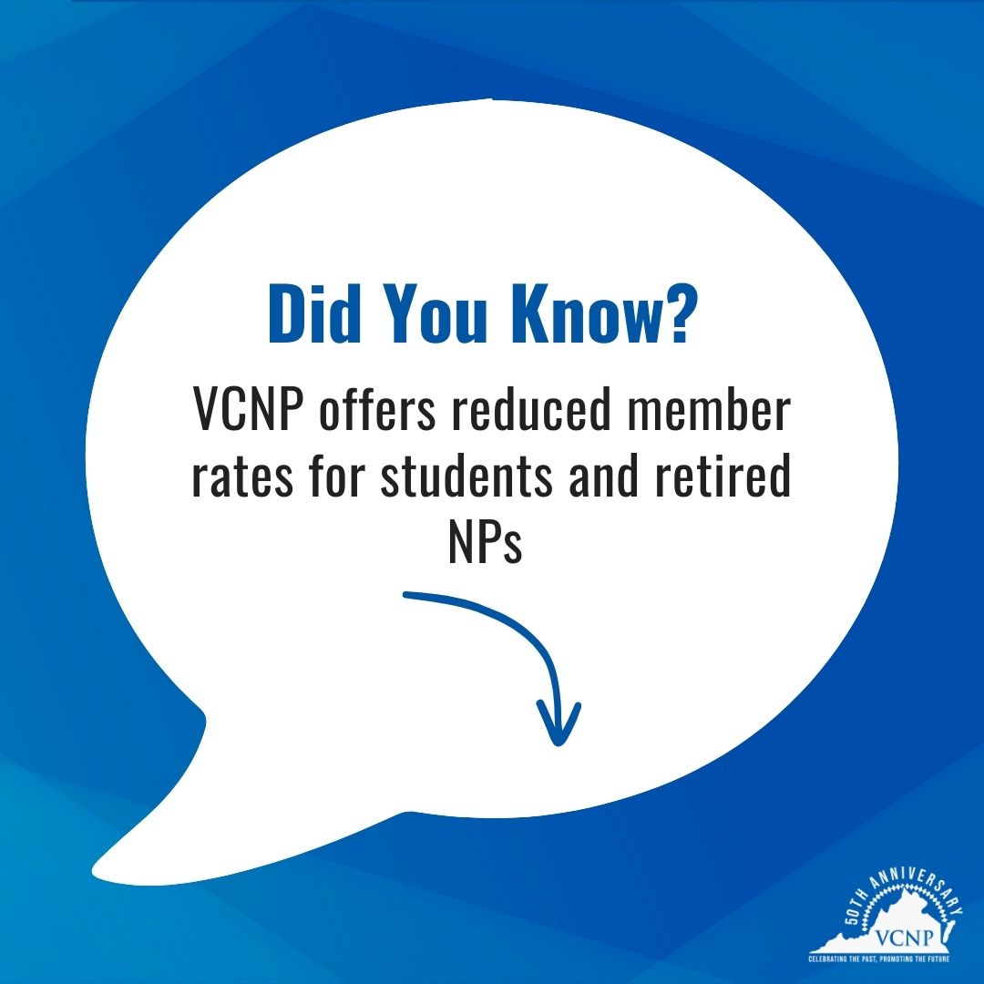Virginia - Did you know VCNP offers reduced membership rates for ...