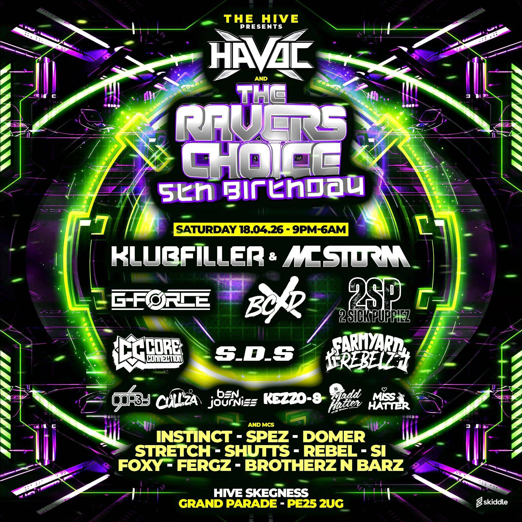here is your full line up for... - The Ravers Choice Events | Facebook