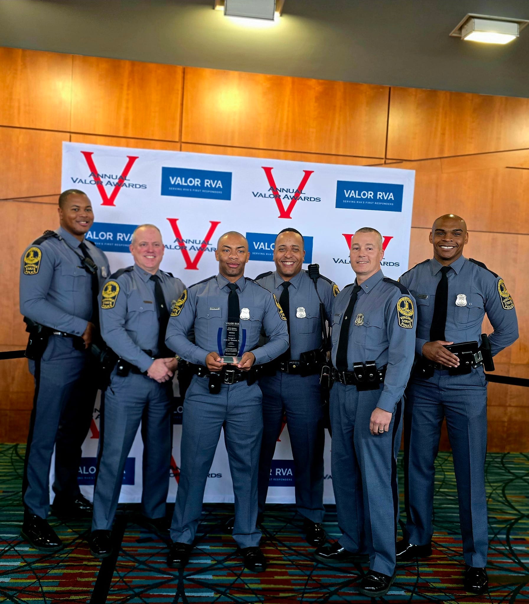 Virginia trooper honored with Bronze Valor Award