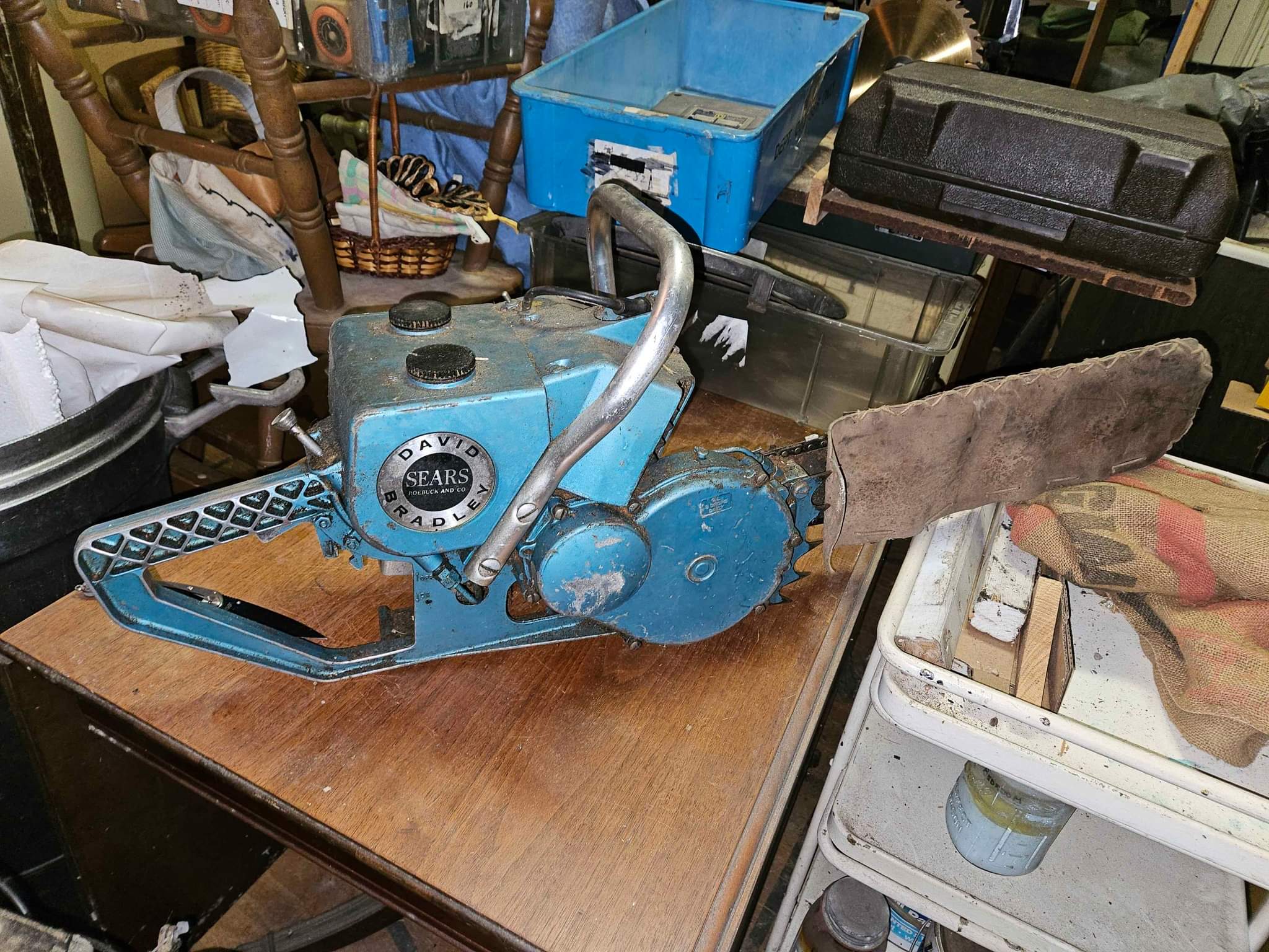 Vintage Chainsaw Sears Roebuck David Bradley 917.60034 - Chainsaws ...