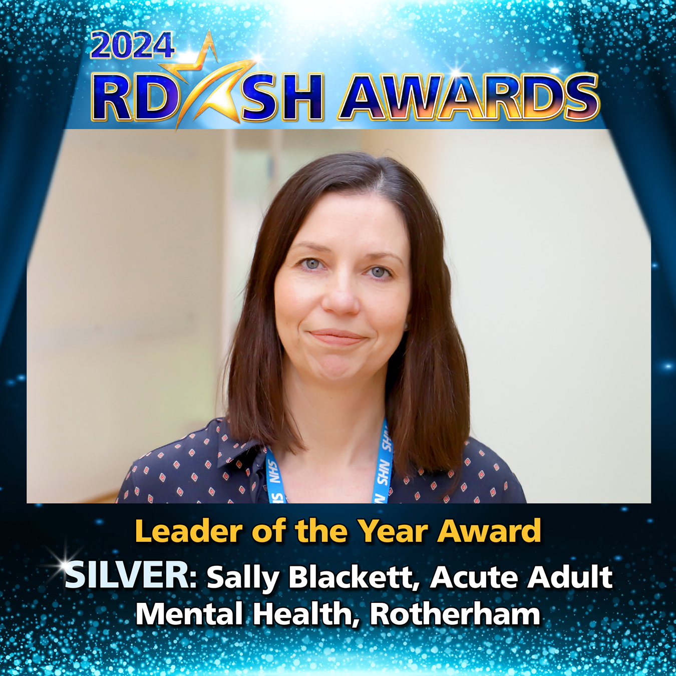 RDaSH - The Leader of the Year 2024 Silver award goes to Sally Blackett ...