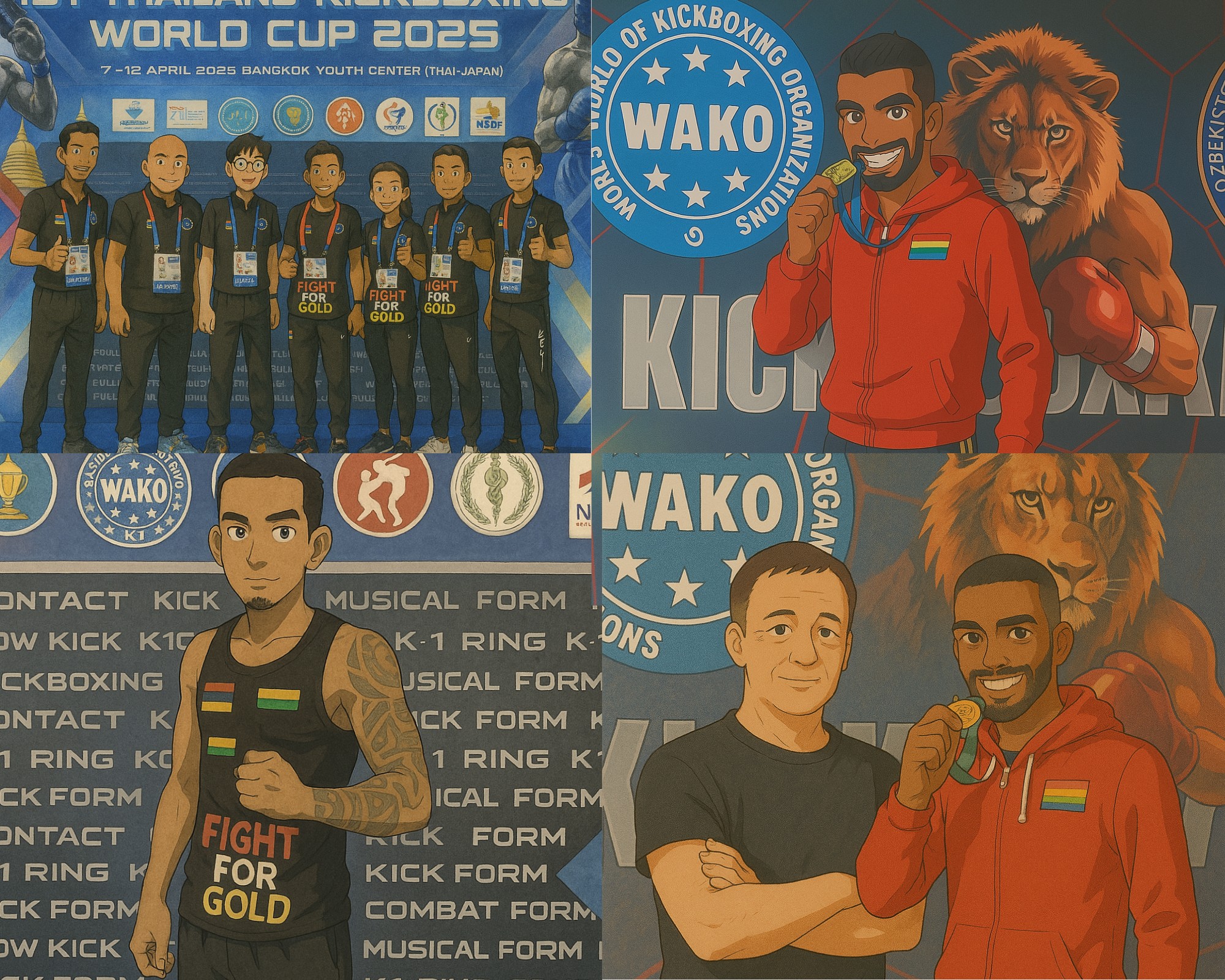JJJ - Kickboxing - Coupe du monde en Thailande : De l'Or pour nos ...