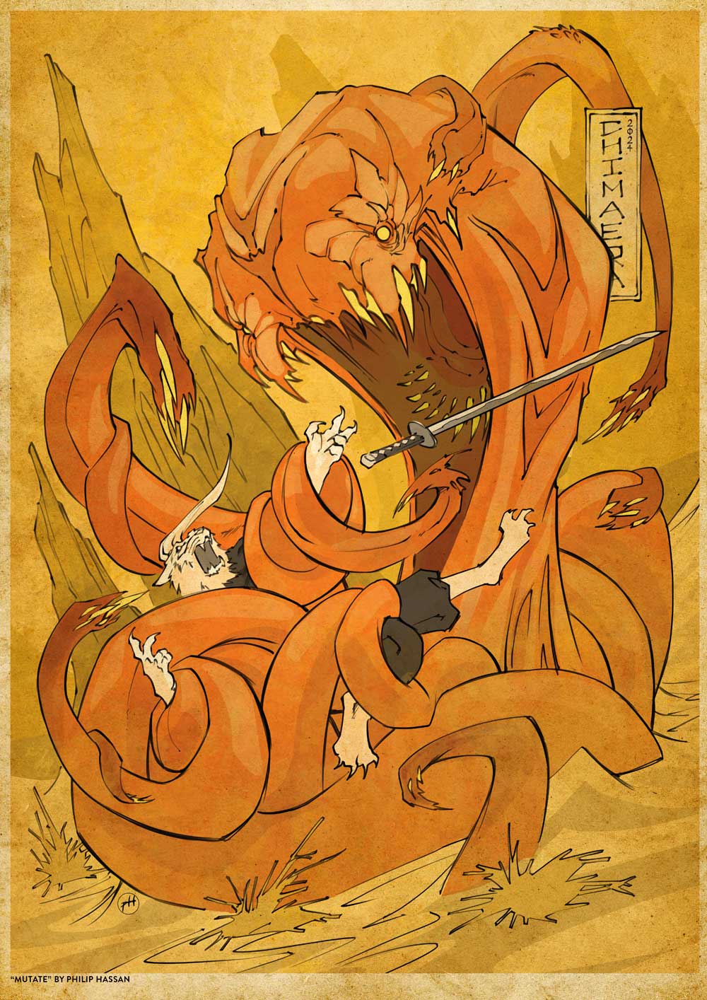 Wild North Comics - MUTATE by Phil Hassan - philhassandesign Original ...