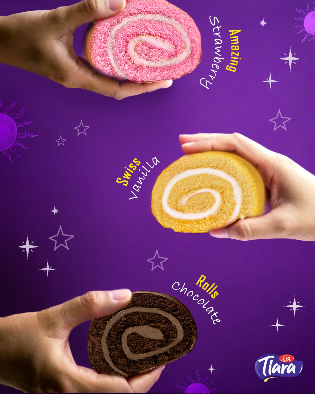 Tiara - No matter your mood, there’s a Tiara Swiss Roll... | Facebook