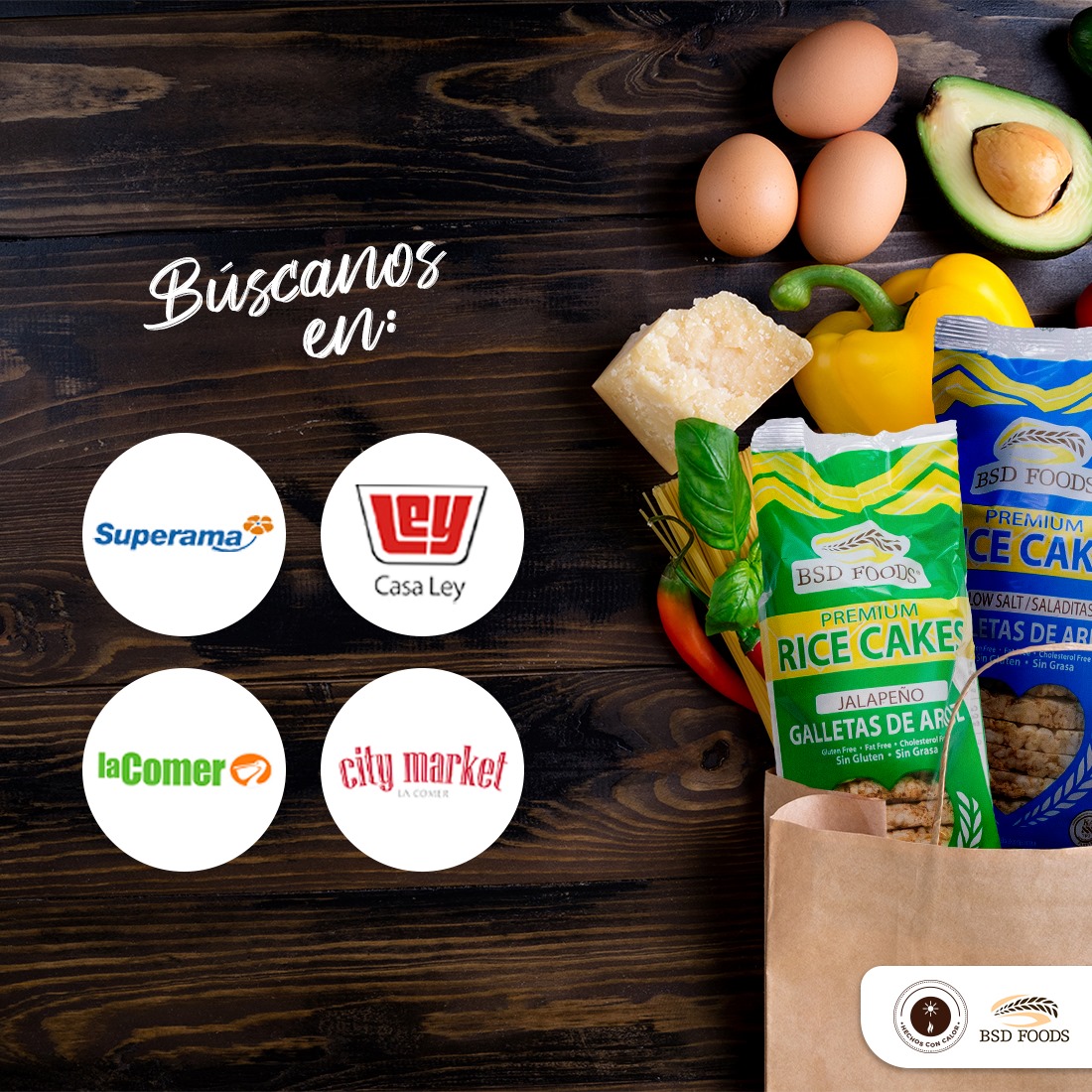 Para estar sano debes contar con un... - Rice Cakes Bsd Foods