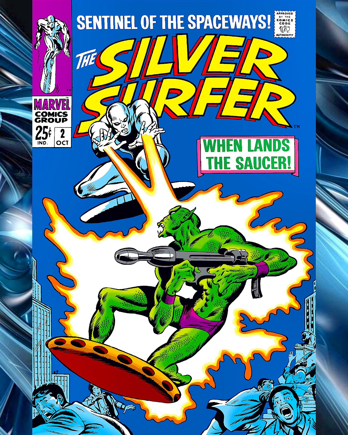 The Cosmic ComicBook Broadcast - This is the cover art to The Silver ...