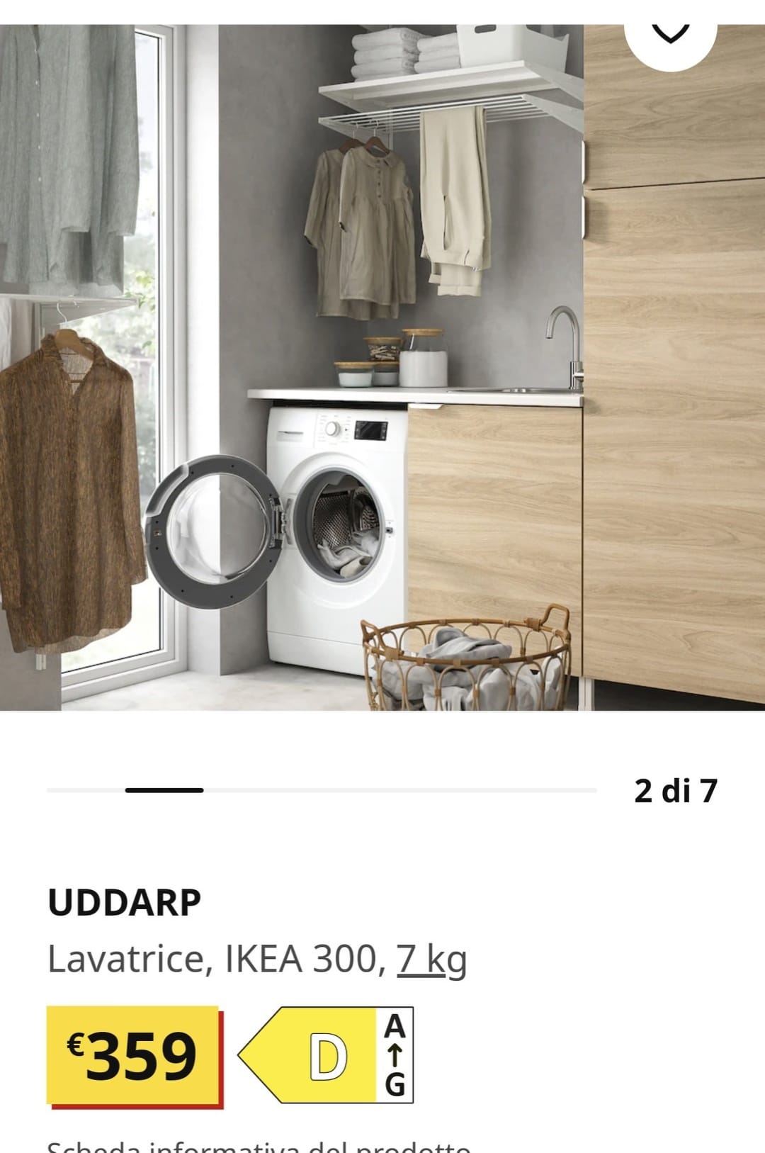 Hotpoint/Ariston BIWMHG7148 Lavatrice Da Incasso Capacità 7 Kg 1400 Giri Min Classe A Colore Bianco P91011