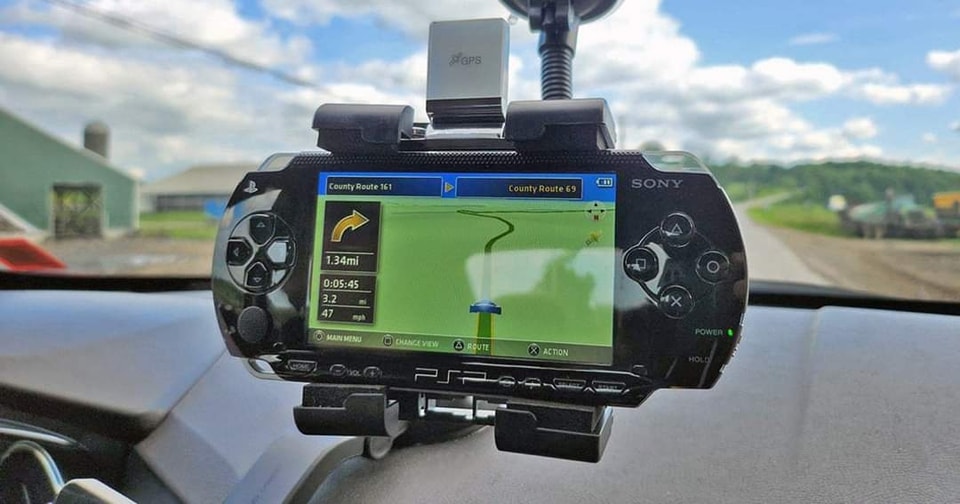 The Sony PSP-290 “Go!Explore” is a GPS attachment for PSP consoles